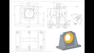 Creo - Bearing housing as a welded assembly