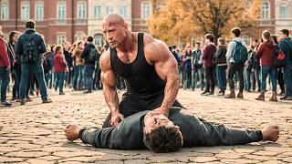 أصدقائه فالجامعة بيتريقوا عليه بسبب جسمة لكنه بيفاجئهم انه عميل سري ومقاتل مدمر ! ملخص فيلم