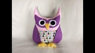 HOW TO MAKE OWL PILLOW  | Sewing Tutorial