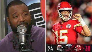 The Chiefs are unstoppable! - Chris Canty hails Mahomes shaking off scary injury, beat Bucs in OT