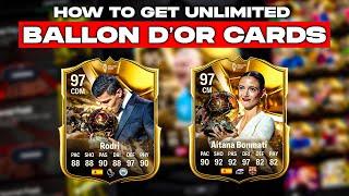 HOW TO GET UNLIMITED BALLON D'OR CARDS IN MADFUT 25!