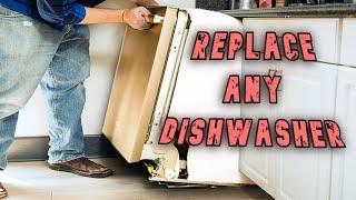 Replace ANY Dishwasher in 4 minutes!