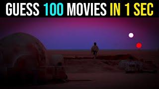 Guess 100 Movies in 1 Second Snippets | Iconic Movie Scenes Quiz