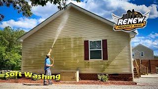 Renew the look of your home or Property by soft washing it!