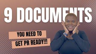 DOCUMENTS YOU NEED TO GET PR READY!!!!!