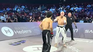 ศอกเดียวเลือดอาบ! Ruslan Satiev vs Edgars Skrivers | Karate Combat