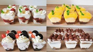 4 Easy No Bake Dessert Cup Recipe. Yummy dessert ideas