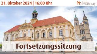 Stadtratssitzung vom 21. Oktober 2024 (Fortsetzung)