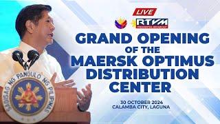 Grand Opening of the Maersk Optimus Distribution Center 10/30/2024