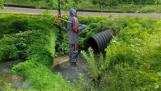 Culvert Cleaning Mastery Effective Removal of Debris and Ditch Dam Obstacles