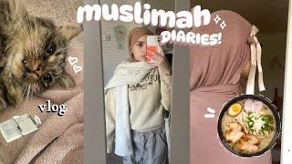 productive 4AM vlog student life, muslimah diaries, salah  ˎˊ˗