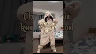 part1]Choose a korean school outfit #trendingshorts#dress#mafiagirl