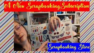 Scrapbookingstore Subscription ~ June ~ Unboxing & Review