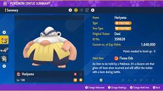 Hariyama - Solo - 7 Star Baxcalibur Raid - Pokemon Scarlet/Violet