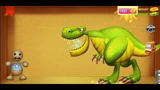 Dinosaur T Rex vs The Buddy | Kick The Buddy