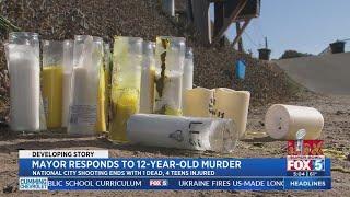 Mayor wants witnesses to come forward in murder of 12-year-old boy