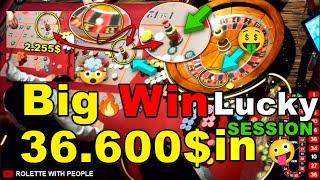 Live Roulette|Watch Lucky Saturday Big WinLas Vegas Casino36.600$ Chips Win Session02/11/2024