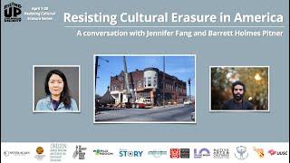 Resisting Cultural Erasure in America: A conversation with Jennifer Fang and Barrett Holmes Pitner