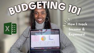 How to BUDGET For BEGINNERS - How I track my Income and Expenses