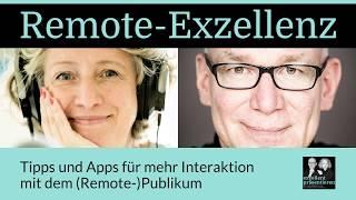 Tipps und Apps für mehr Interaktion mit dem (Remote-)Publikum