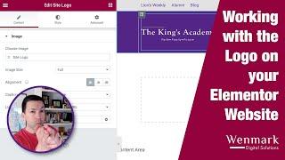 Working with the Logo on your Elementor Website