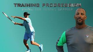 Tennis Training Progression using the barrier