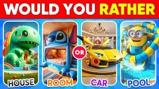 Would You Rather - Build Your Fantasy House  Moca Quiz