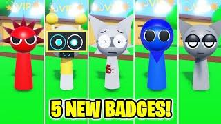 (UPDATE!) 3D SPRUNKI RP AND ANIMATIONS - How to get ALL 5 NEW BADGES!! NEW UPDATE! (ROBLOX)