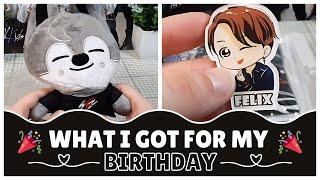 What I got for my birthday as a kpop stan  [ STRAY KIDS merch & more ] 