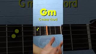 Guitar lessons for beginners (Gm CHORD) #chord #guitar #music