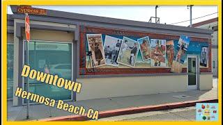 DOWNTOWN HERMOSA BEACH CA Pier Plaza Lazy Acres Natural Market Starbucks Saint Patrick's Day Parade