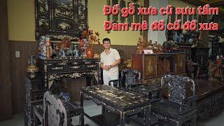 Đồ xưa cũ 23/2/2025 Đồ gỗ xưa cẩn ốc, đồ gỗ xưa cũ, sập gụ tủ chè, đồ cổ, đồ xưa