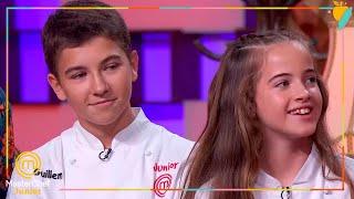 Aurora y Guillem, ¡súper recibimiento en las cocinas! | MasterChef Junior 10