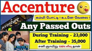 Accenture வீட்டில் இருந்து வேலை  Any Degree Eligible | Free Welcome Kit | Work From Home | SVA