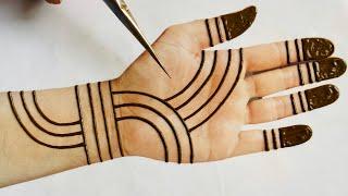 Easy Bharva Indian Full Hand Mehndi Design Trick 2024-Simple Dulhan Mehandi Design- Mehndi ka design