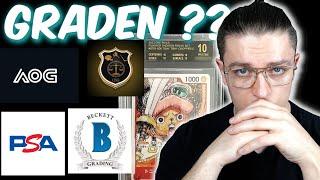 Wo solltest DU deine TCG Karten Graden: One Piece & Pokémon | AOG, GSG, PSA & BGS im Vergleich