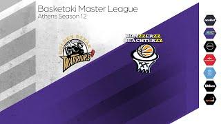 Basketaki The League - Golden Steak Warriors Vs Brazzerzz Beachterzz (18/10/2024)