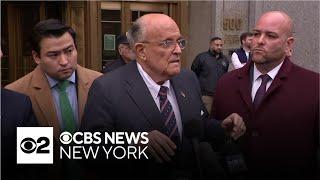 Rudy Giuliani says he's out of money