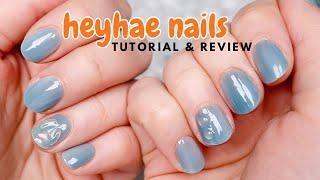 HeyHae Semi-Cured Sun-Cured Gel Nail Strips Tutorial & Review | KBEAUTYHOBBIT