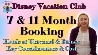 Trip Accommodations: Disney Vacation Club Split Stay 11 & 7 Month Booking; Off & On-Site @ Universal