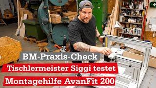 Schubkasten in 2 Min. | Tischlermeister testet | Hettich Montagehilfe AvanFit 200 im BM-Praxis-Check