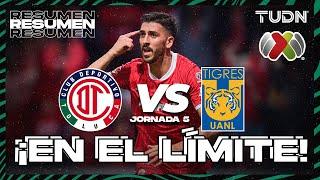 HIGHLIGHTS | Toluca vs Tigres | Liga Mx - CL2025 J5 | TUDN