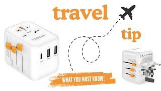 Essential Travel Tip: Universal Plug Adapter Review | Perfect for Global Travelers!