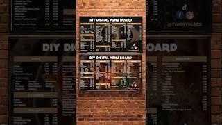 How to Make a Digital Menu Board (DIY with a TV)