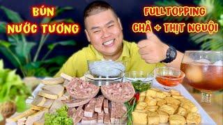 Món Bún Kết Hợp Đậu Hủ Chả Ba Tê Chan Nước Tương Tuy Đơn Giản Nhưng Ngon Nhức Nách