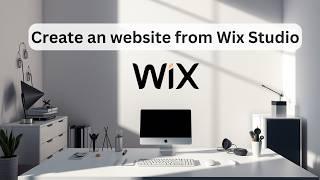 2025 | How to Create an Website from Wix Studio. | Very Easy. #WixStudio, #WebDesign