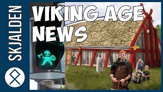 Enormous Viking hall reconstructed + other Viking news