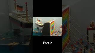 Lego People Against Tsunami & Danger of Dam Break Part 2 #recommended #trending  #lego