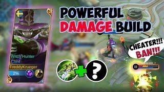 THIS BUILD IS BRILLIANT! POWERFUL DAMAGE CLINT MLBB GAMEPLAY 2022 BEST BUILD