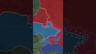 Ukraine War So Far (February 2022 - February 2023) *REANIMATED* #shorts #animation #map